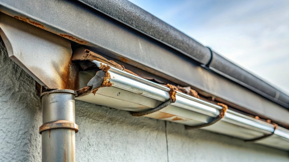 damage gutter