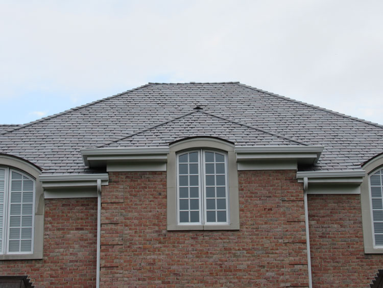 multi slate synthetic roofing