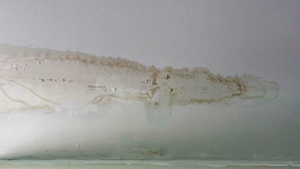 Close up Water Stains On Ceiling